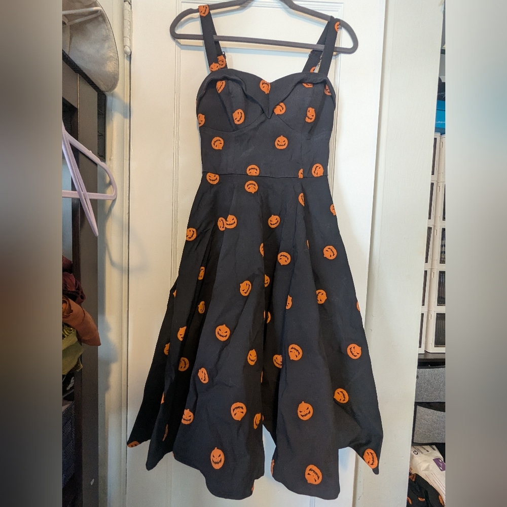 Pumpkin King Maneater Swing Dress Vixen By Micheline Pitt Discontinued